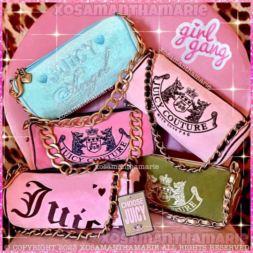JUICY COUTURE VINTAGE BARREL BAG COLLECTION - Picture 1 of 17